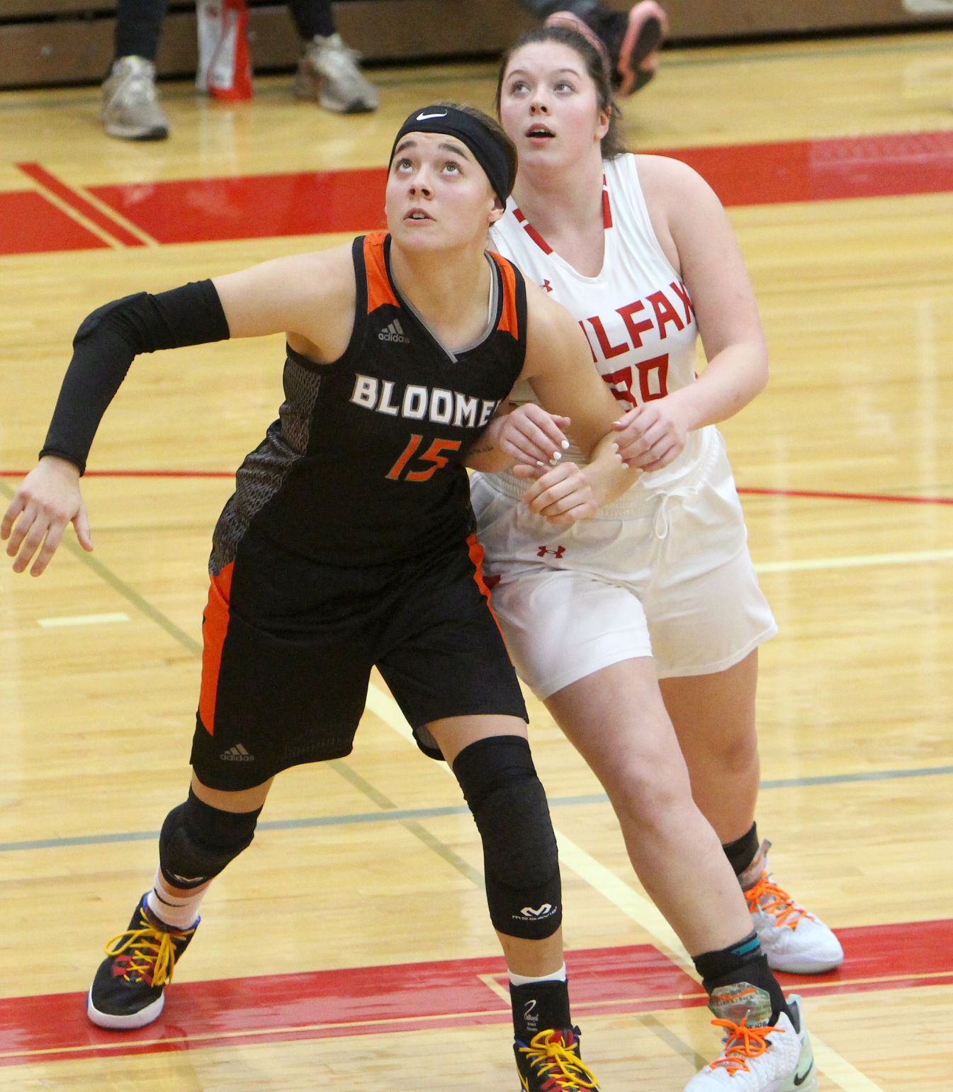 Bloomer girls basketball at Colfax 11-22-21